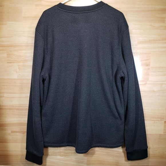 BC Clothing Heritage Men’s XXL Sherpa Lined Pullover Sweater Gray - Picture 5 of 7